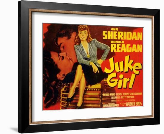 Juke Girl, 1942-null-Framed Art Print