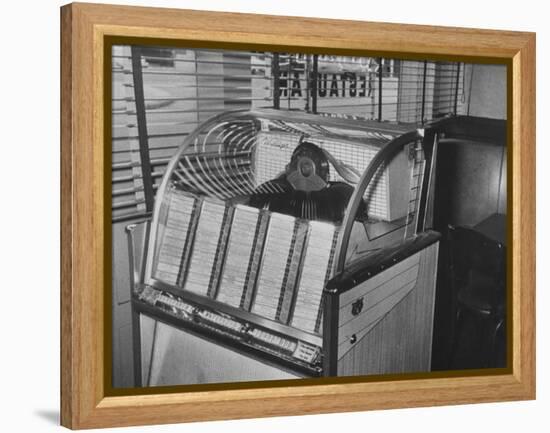 Jukebox Machine-null-Framed Premier Image Canvas