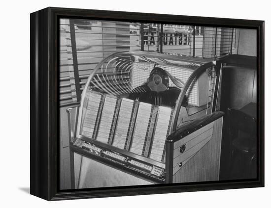 Jukebox Machine-null-Framed Premier Image Canvas