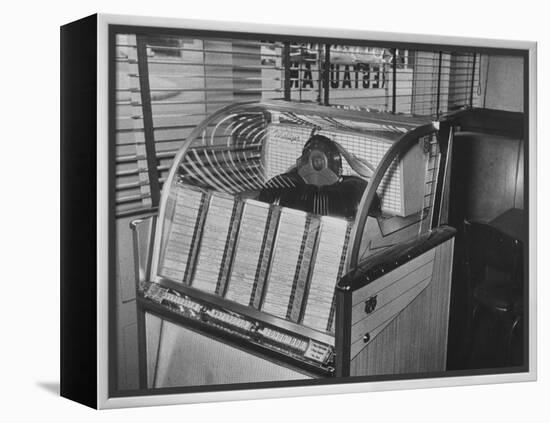 Jukebox Machine-null-Framed Premier Image Canvas