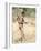 Jul'Hoan !Kung Bushman in Loin-Cloth on Hunter-Gatherer Expedition, Bushmanland, Namibia-Kim Walker-Framed Photographic Print