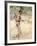 Jul'Hoan !Kung Bushman in Loin-Cloth on Hunter-Gatherer Expedition, Bushmanland, Namibia-Kim Walker-Framed Photographic Print