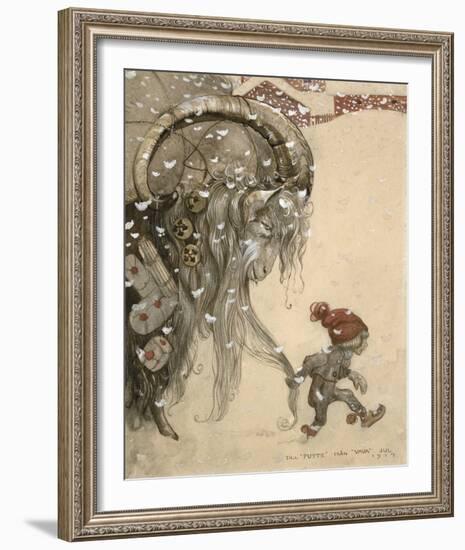 Julbocken-John Bauer-Framed Giclee Print