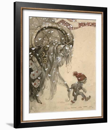 Julbocken-John Bauer-Framed Giclee Print