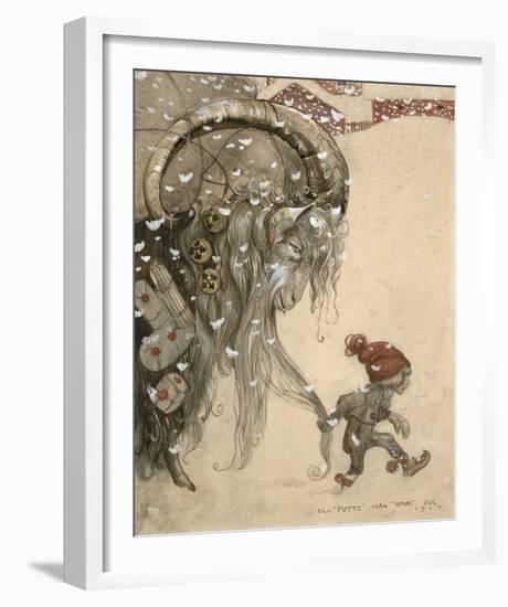 Julbocken-John Bauer-Framed Giclee Print