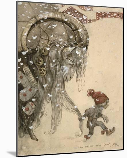 Julbocken-John Bauer-Mounted Giclee Print