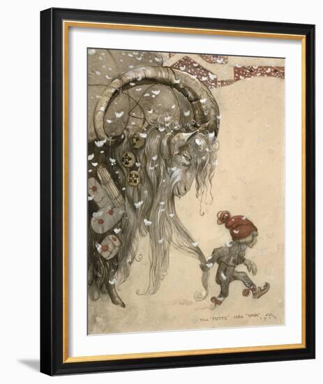 Julbocken-John Bauer-Framed Giclee Print