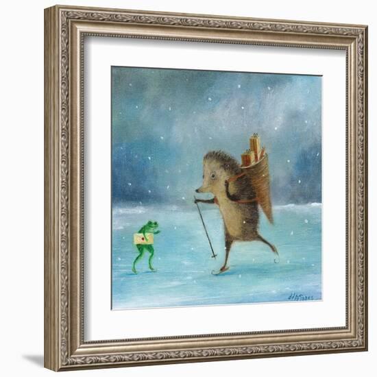 Julemanden-DD McInnes-Framed Art Print