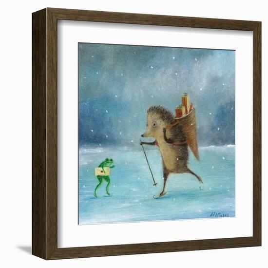 Julemanden-DD McInnes-Framed Art Print