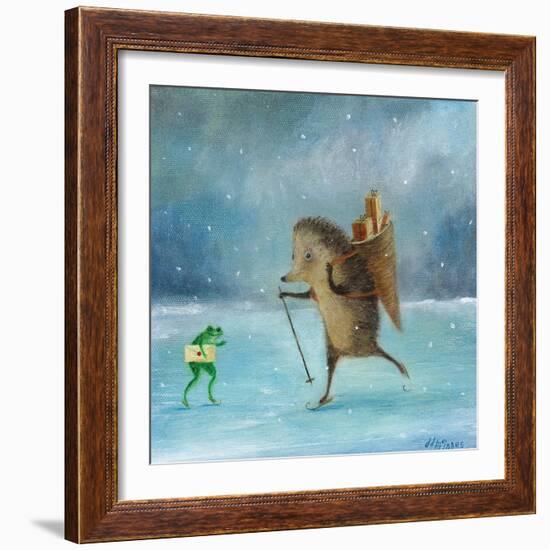 Julemanden-DD McInnes-Framed Art Print