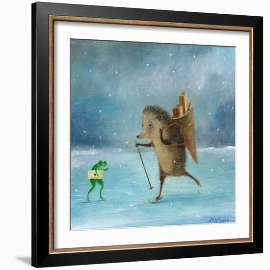 Julemanden-DD McInnes-Framed Art Print