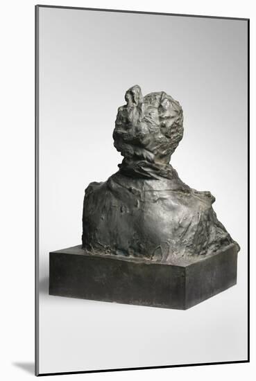 Jules Amédée Barbey D'aurevilly, Modeled 1909-12, Cast by Alexis Rudier (1874-1952), 1925 (Bronze)-Auguste Rodin-Mounted Giclee Print