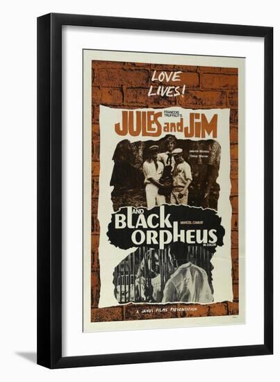 Jules and Jim, 1961-null-Framed Art Print