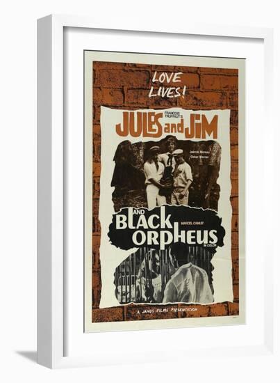 Jules and Jim, 1961-null-Framed Art Print