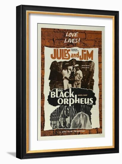 Jules and Jim, 1961-null-Framed Premium Giclee Print