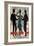 Jules and Jim, German Movie Poster, 1961-null-Framed Premium Giclee Print