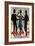 Jules and Jim, German Movie Poster, 1961-null-Framed Premium Giclee Print