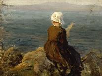 The Wounded Sea Gull, 1878-Jules Breton-Giclee Print