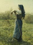 Last Flowers, 1890-Jules Breton-Giclee Print