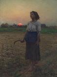 Dawn labour (Ardeurs du crepuscule). 1900-Jules Breton-Giclee Print