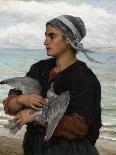Looking Out to Sea-Jules Breton-Giclee Print