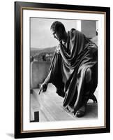 Jules Cesar Julius Caesar by Joseph Mankiewicz with Marlon Brando (Marc-Antoine), 1953 (b/w photo)-null-Framed Photo