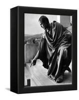 Jules Cesar Julius Caesar by Joseph Mankiewicz with Marlon Brando (Marc-Antoine), 1953 (b/w photo)-null-Framed Stretched Canvas