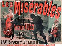 Poster Advertising the Publication of "Les Miserables" by Victor Hugo 1886-Jules Ch?ret-Giclee Print