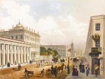 View of the Nevsky Prospekt in Saint Petersburg-Jules Charlemagne-Giclee Print