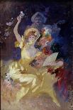 Loie Fuller at Folies Bergere - by Jules Cheret, C. 1890-Jules Cheret-Giclee Print