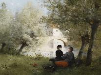 Along the River-Jules Frederic Ballavoine-Premier Image Canvas