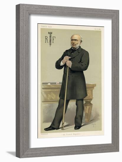 Jules Grevy, Politician-Theobald Chartran-Framed Art Print