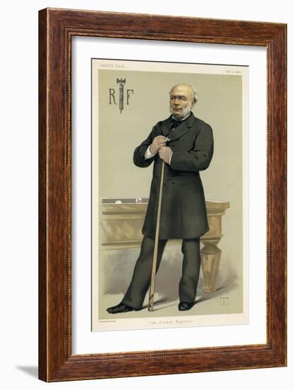 Jules Grevy, Politician-Theobald Chartran-Framed Art Print