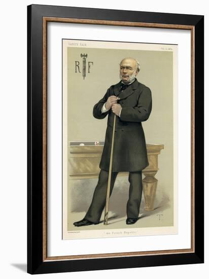 Jules Grevy, Politician-Theobald Chartran-Framed Art Print