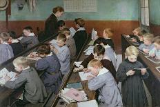 Visiting Day at the Hospital, 1893-Henry Jules Jean Geoffroy-Giclee Print