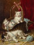 A Basket of Mischief-Jules Leroy-Framed Giclee Print