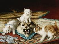 Kittens-Jules Leroy-Giclee Print