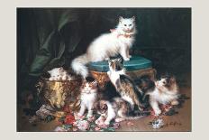 A Basket of Mischief-Jules Leroy-Framed Giclee Print