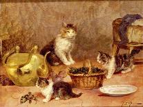 Kittens-Jules Leroy-Giclee Print