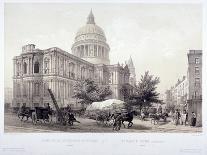 Nave of St Paul's Cathedral, Looking East Towards the Choir, City of London, 1850-Jules Louis Arnout-Laminated Giclee Print