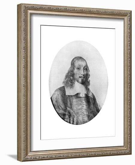 Jules Mazarin, Italian-Born French Politician, 17th Century-David Loggan-Framed Giclee Print