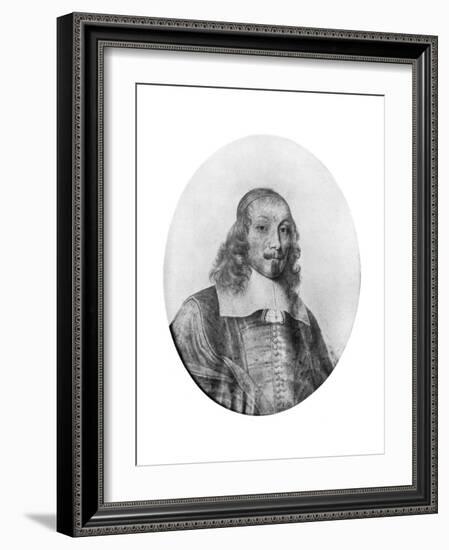 Jules Mazarin, Italian-Born French Politician, 17th Century-David Loggan-Framed Giclee Print