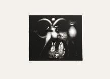 Composition Surrealiste VII-Jules Perahim-Framed Limited Edition