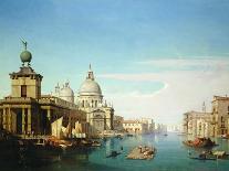 Entrance to the Grand Canal, Venice, with the Church of Santa Maria Della Salute-Jules Romain Youant-Framed Premium Giclee Print