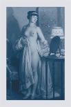 Young Woman Preparing Her Bath-Jules Scalbert-Framed Giclee Print