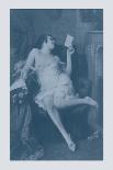 Young Woman Preparing Her Bath-Jules Scalbert-Framed Giclee Print