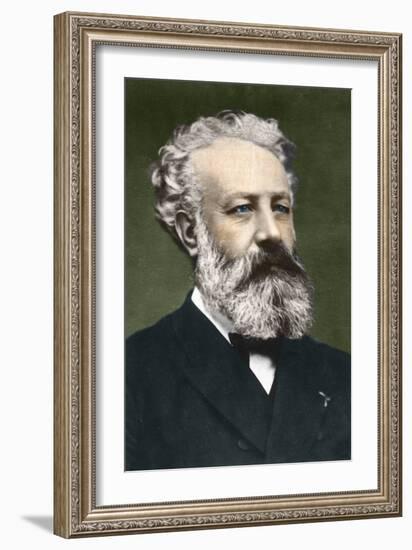 Jules Verne (1828-1905), French Writer, by Carjat-Etienne Carjat-Framed Giclee Print