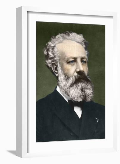 Jules Verne (1828-1905), French Writer, by Carjat-Etienne Carjat-Framed Giclee Print