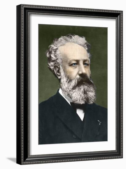 Jules Verne (1828-1905), French Writer, by Carjat-Etienne Carjat-Framed Giclee Print