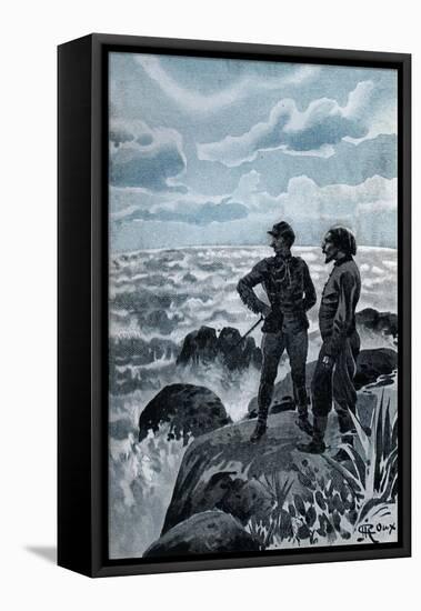 Jules Verne, "Hector Servadac", Illustration-Jules Verne-Framed Premier Image Canvas